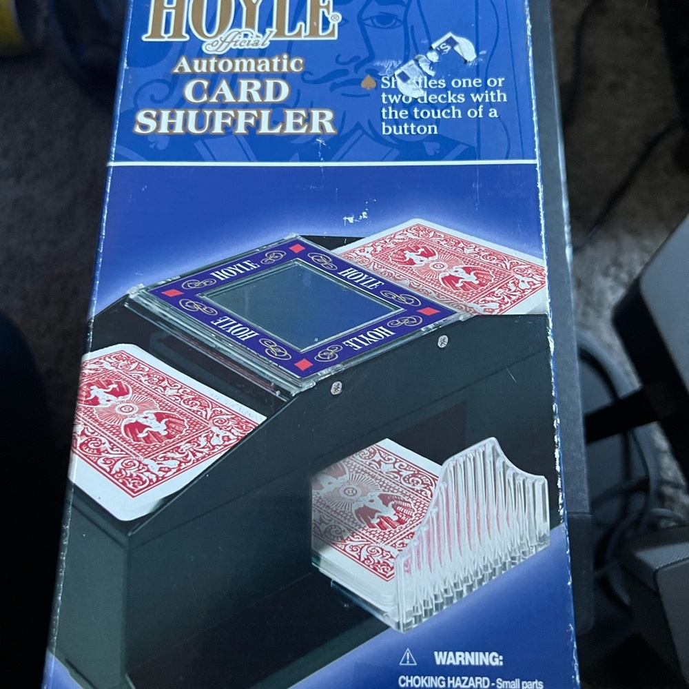 Hoyle Automatic Card Shuffler - Black